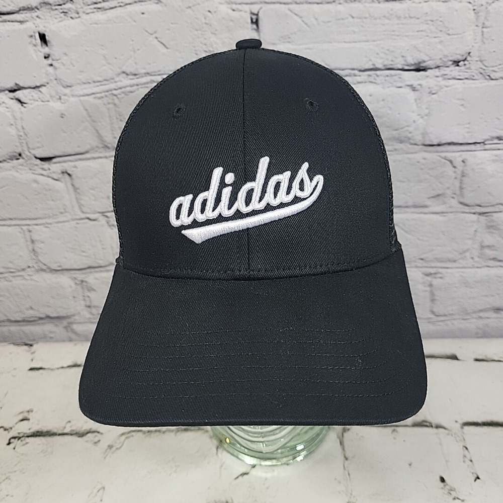 Adidas Aeroready Hat Mens Black One Size Snapback Ball Cap 100% Cotton